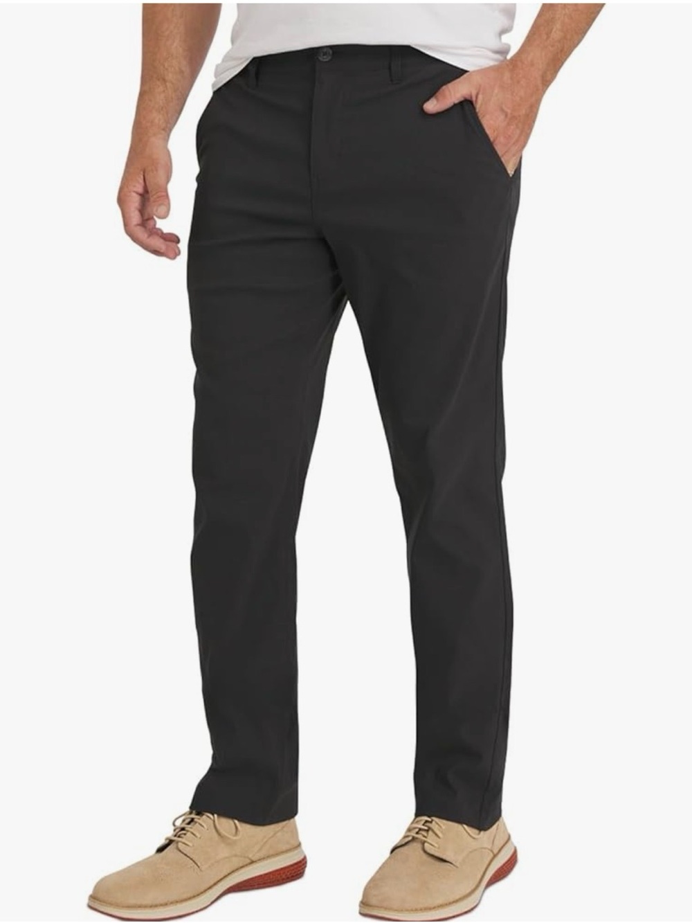 Weatherproof Vintage Black Straight-Leg Men's Pants 36x34